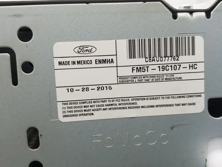 Ford Focus ST (2015 - 2018) FM5T19C107HC Магнитола / мультимедийная система — фото 3