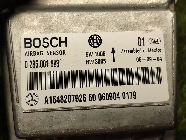 Mercedes-Benz ML W164 (2005 - 2011) A1648207926 Блок управления SRS — фото 3