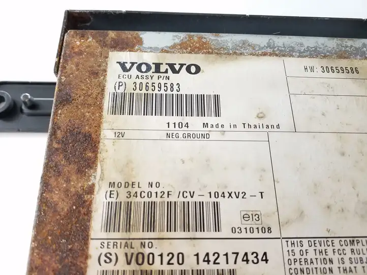 Volvo S60 (2010 - 2013) 30659583 Усилитель звука — фото 2