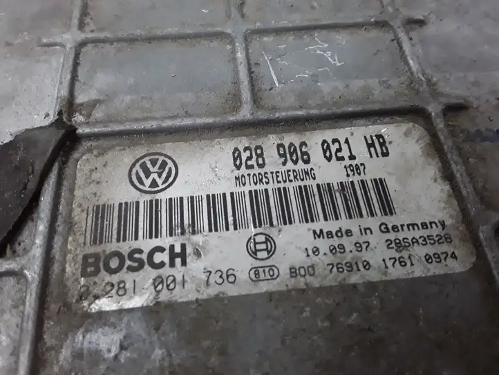 Volkswagen Sharan (2000 - 2003) 028906021HB Блок управления двигателем (ЭБУ) — фото 2