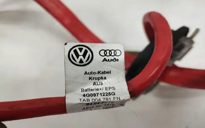 Audi A6 C7 (2011 - 2014) 4G0971225G Плюсовой провод аккумулятора — фото 3