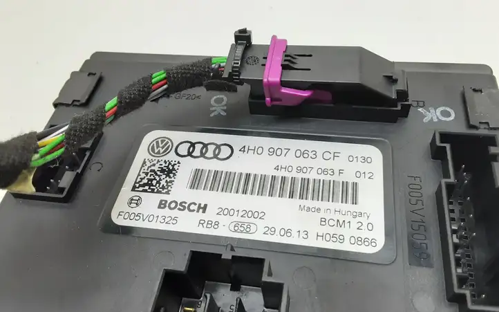 Audi A6 C7 (2011 - 2014) 4H0907063CF Модуль комфорта — фото 3