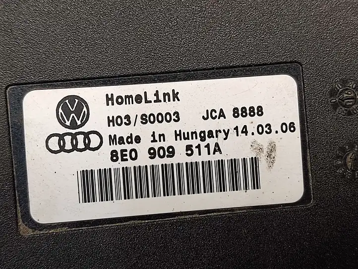 Audi Q7 4L (2005 - 2009) 8E0909511A Пульт управления воротами — фото 2