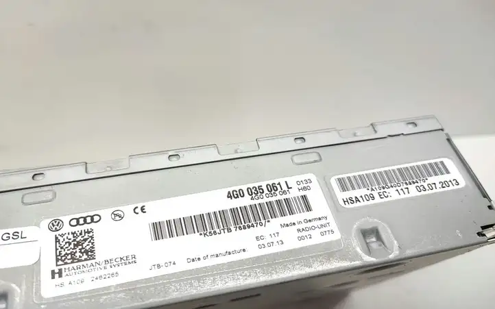 Audi A6 C7 (2011 - 2014) 4G0035061L Усилитель звука — фото 2