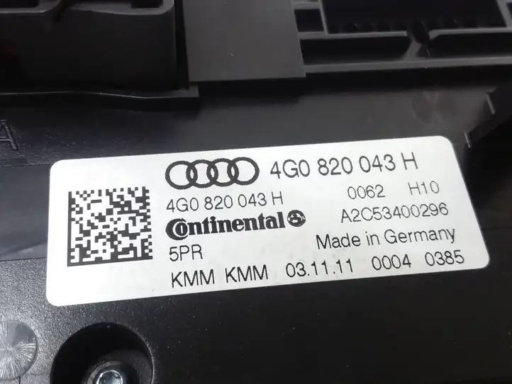 Audi A6 C7 (2011 - 2014) 4G0820043H Блок управления климат-контролем — фото 3