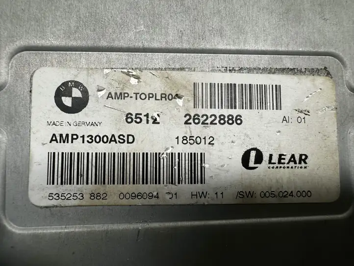 BMW 5 F10 F11 (2009 - 2016) 2622886 Усилитель звука — фото 5