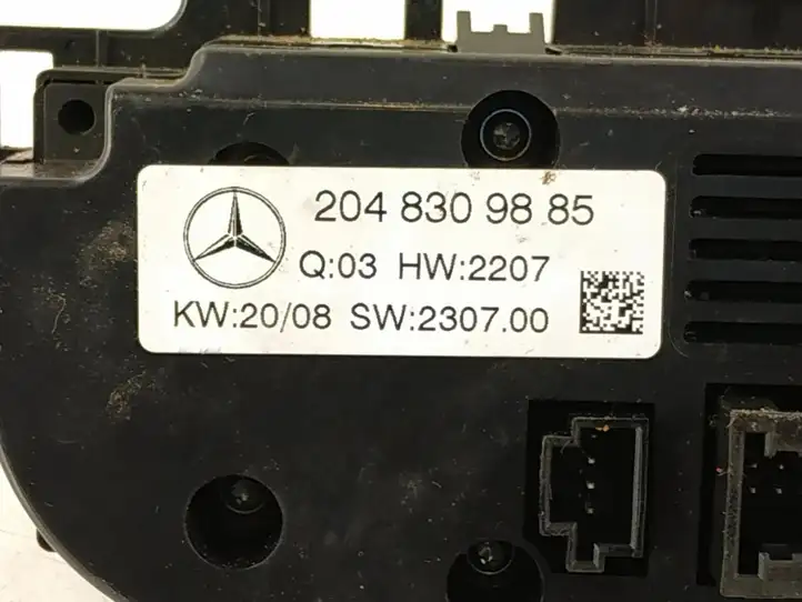 Mercedes-Benz C W204 (2007 - 2014) Блок управления климат-контролем — фото 7