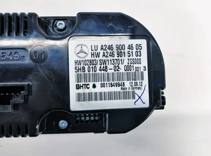 Mercedes-Benz A W176 (2012 - 2018) Блок управления климат-контролем — фото 4