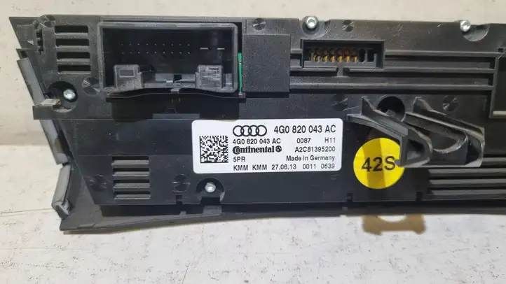 Audi A6 C7 (2011 - 2014) Блок управления климат-контролем — фото 2