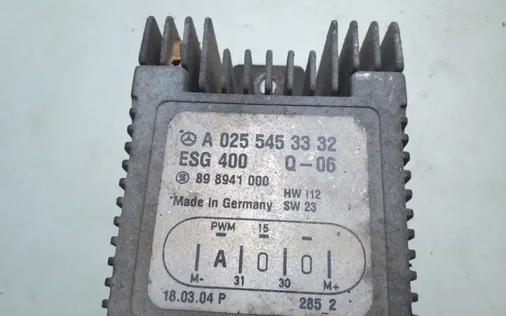 Mercedes-Benz Vaneo W414 (2001 - 2005) A0255453332 Реле вентилятора охлаждения — фото 4