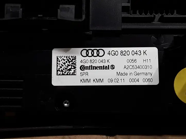 Audi A6 C7 (2011 - 2014) 4G0820043K Блок управления климат-контролем — фото 5