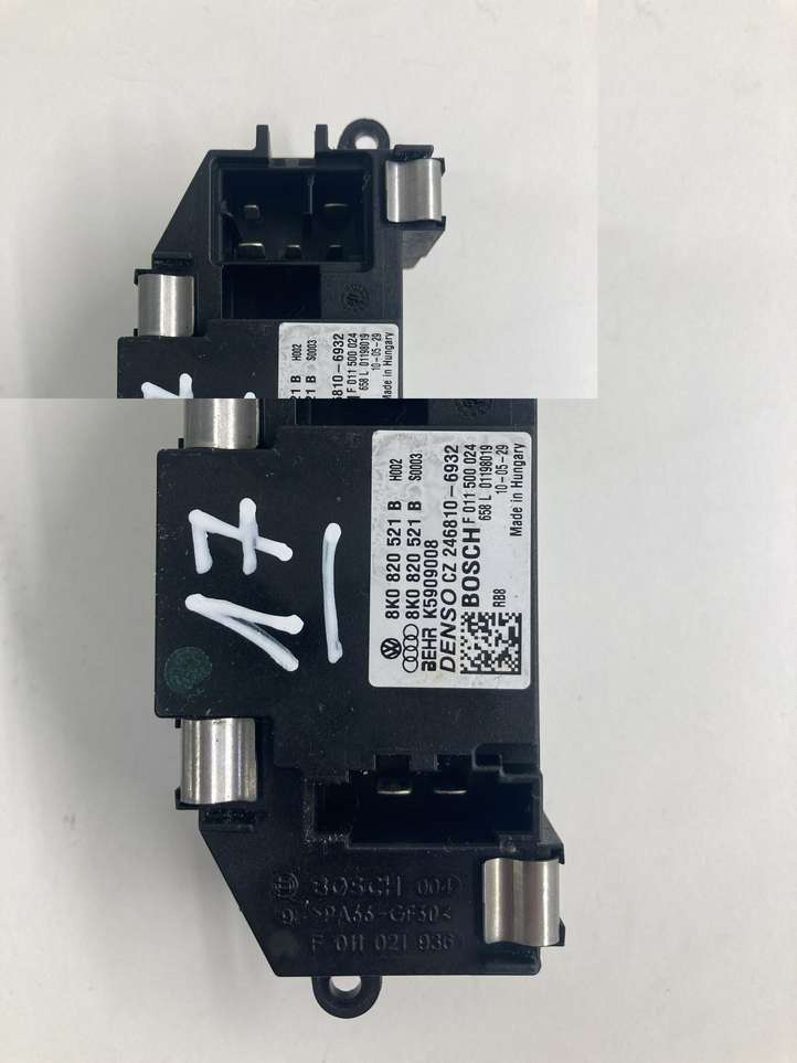 Audi A4 (2007 - 2011)  8K0820521B Реостат вентилятора печки