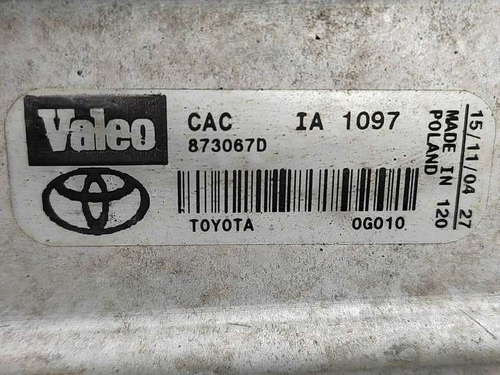 Toyota Avensis T250 (2003 - 2006)  873067D Радиатор интеркулера