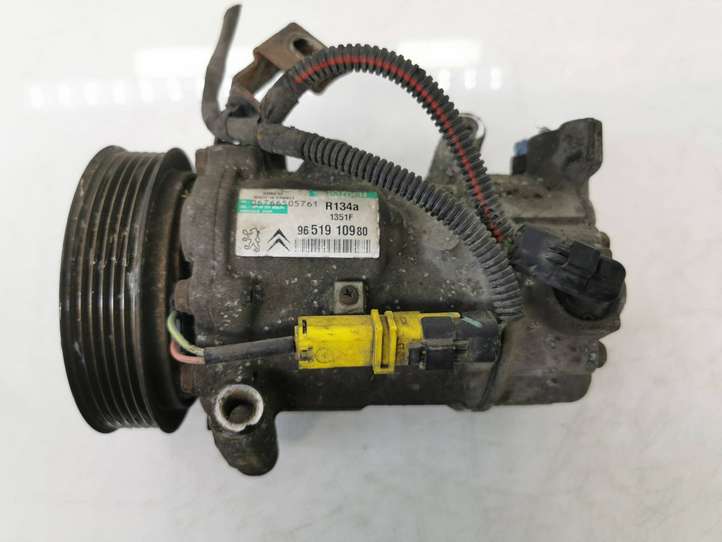 Peugeot 207 (2006 - 2009)  9651910980 Компрессор (насос) кондиционера воздуха