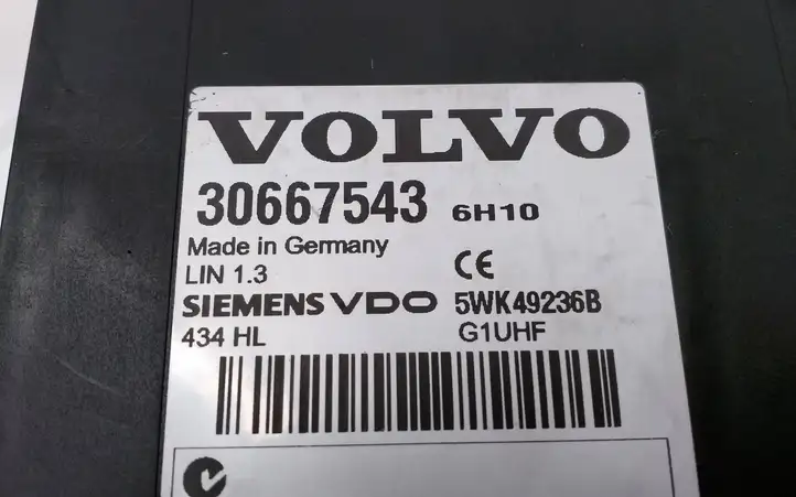 Volvo S80 (2004 - 2006) 30667543 Блок иммобилайзера — фото 2