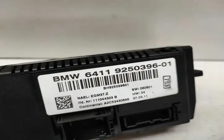 BMW 3 E92 E93 (2005 - 2014) 9250396 Блок управления климат-контролем — фото 3
