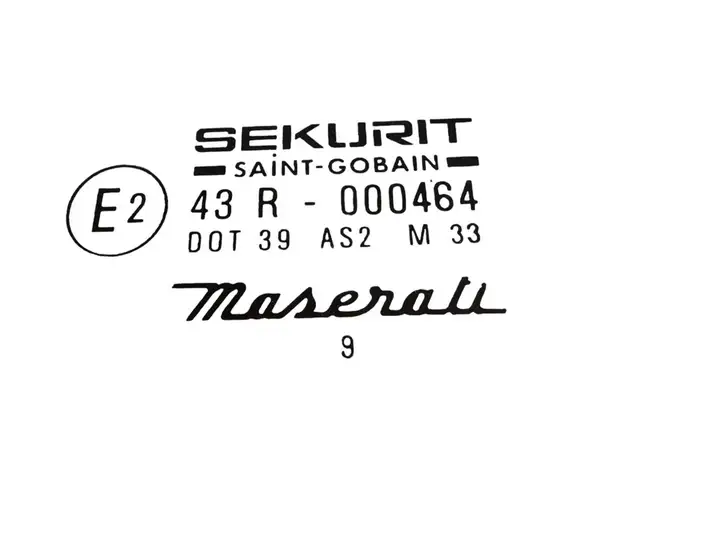 Maserati 3200 GT Coupe (1998 - 2002) 43R000464 Заднее боковое стекло — фото 3