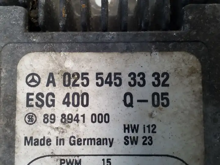 Mercedes-Benz Vaneo W414 (2001 - 2005) A0255453332 Реле вентилятора охлаждения — фото 3