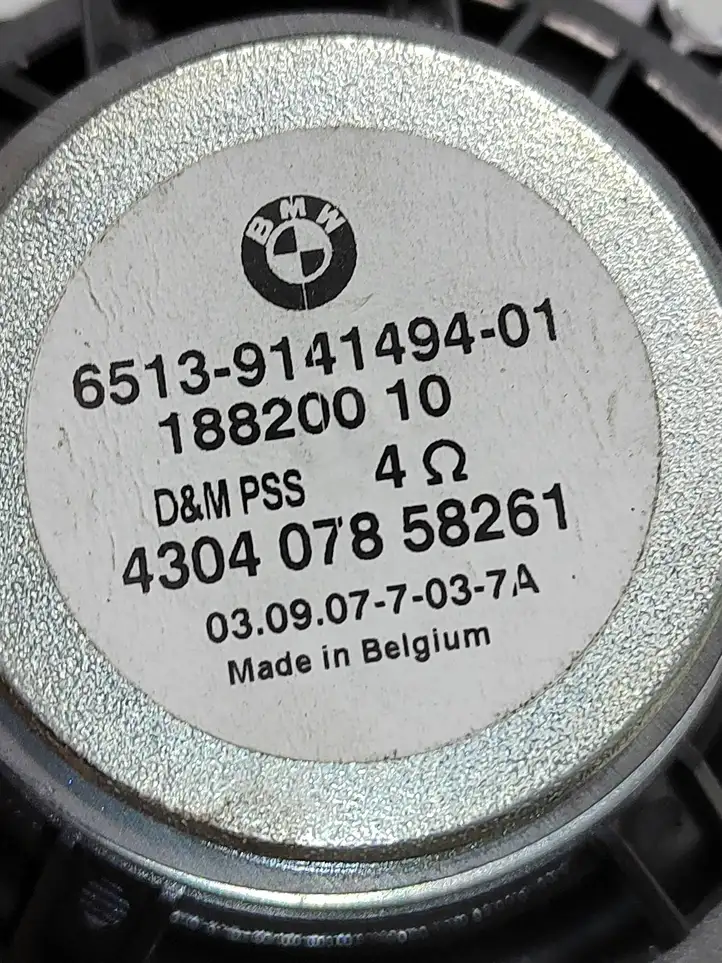 BMW 5 E60 E61 (2004 - 2010) 9141494 Динамики передних дверей — фото 7