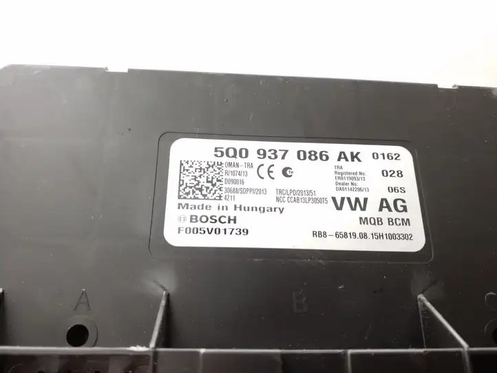 Skoda Octavia Mk3 (5E) (2013 - 2019) 5Q0937086AK Модуль комфорта — фото 2