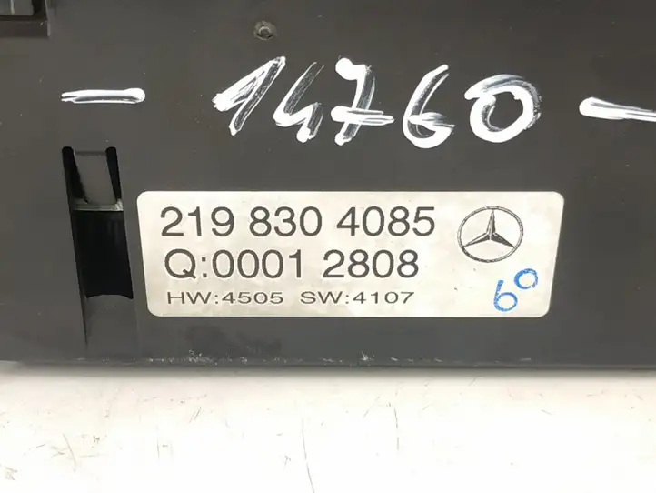 Mercedes-Benz CLS C219 (2003 - 2011) Блок управления климат-контролем — фото 7