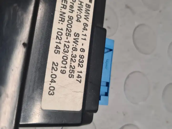 BMW 7 E65 E66 (2001 - 2008)  6932147 Блок управления кондиционера воздуха / климата/ печки (в салоне)