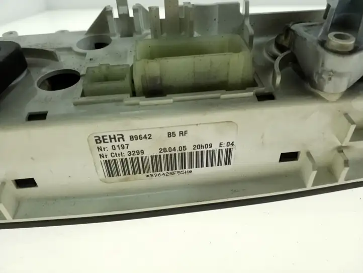 Citroen C4 (2004 - 2008)  B9642SF55H Блок управления кондиционера воздуха / климата/ печки (в салоне)
