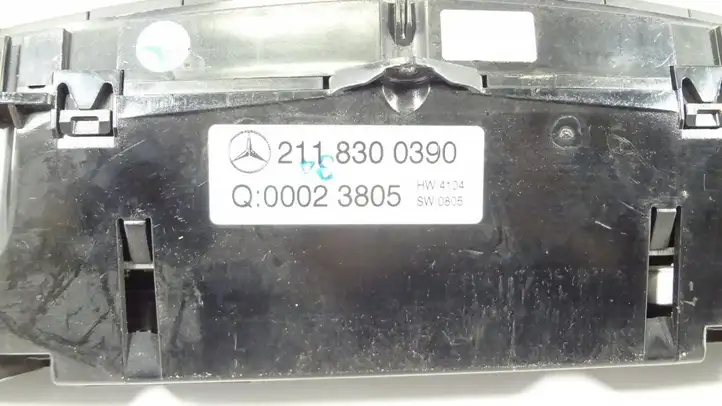 Mercedes-Benz E W211 (2002 - 2009) Блок управления климат-контролем — фото 6