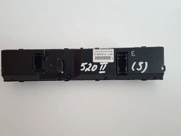 BMW 5 E60 E61 (2004 - 2010)  9160526 Блок управления кондиционера воздуха / климата/ печки (в салоне)