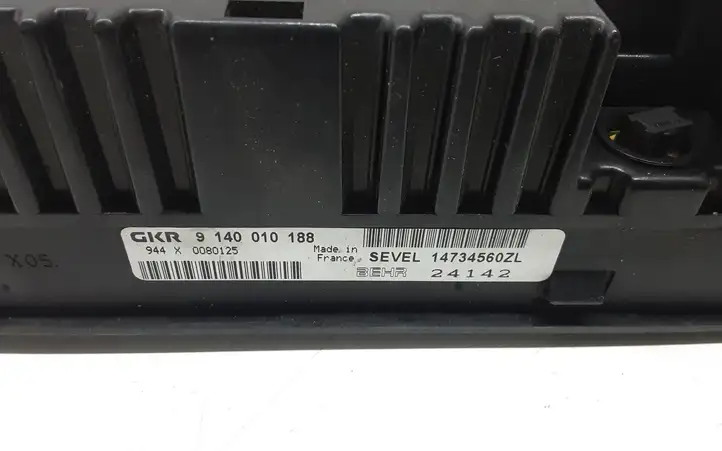 Lancia Zeta (1994 - 2002)  9140010188 Блок управления кондиционера воздуха / климата/ печки (в салоне)