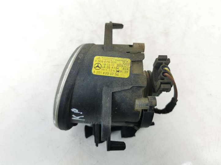 Mercedes-Benz A W169 (2004 - 2012)  A2518200756 Передняя противотуманная фара