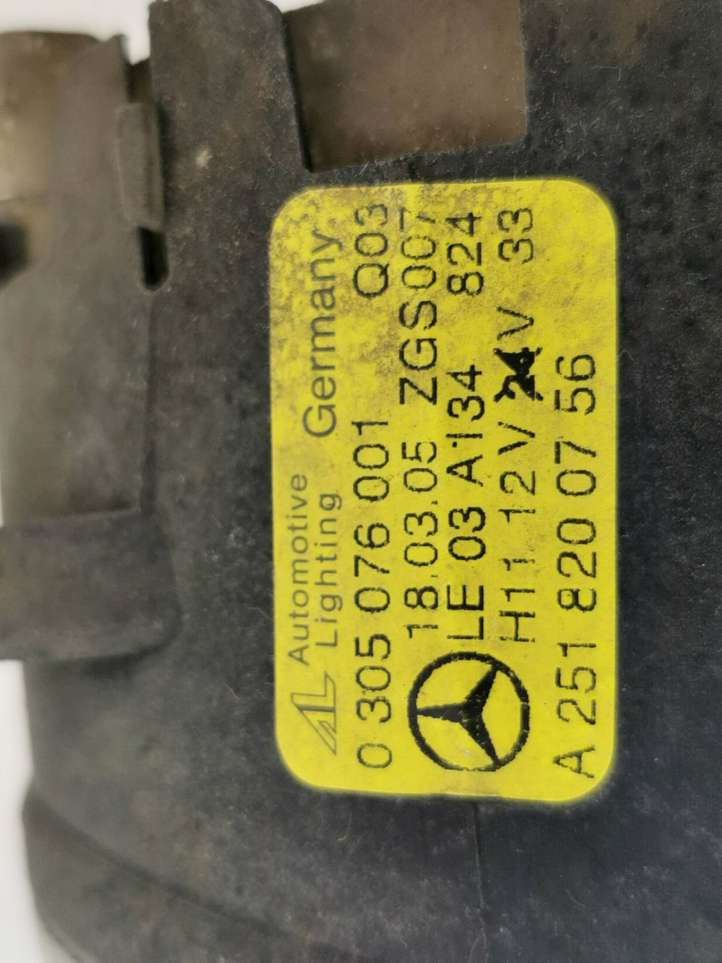 Mercedes-Benz A W169 (2004 - 2012)  A2518200756 Передняя противотуманная фара