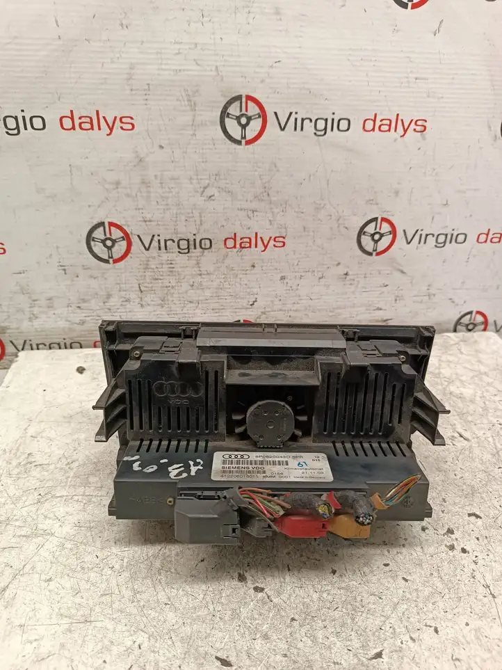 Audi A3/S3 8P (2004 - 2008)  8P0820043D Блок управления кондиционера воздуха / климата/ печки (в салоне)