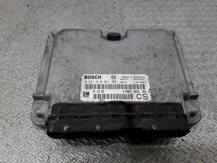 Opel Zafira A (1999 - 2003) 0281010021 Блок управления двигателем (ЭБУ) — фото 1
