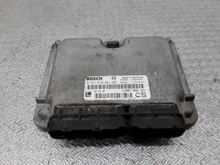 Opel Zafira A (1999 - 2003) 0281010021 Блок управления двигателем (ЭБУ) — фото 1