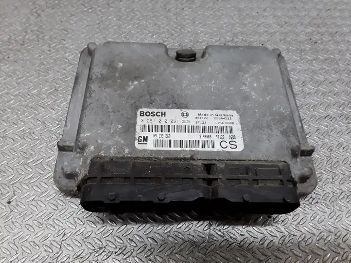Opel Zafira A (1999 - 2003) 0281010021 Блок управления двигателем (ЭБУ) — фото 1