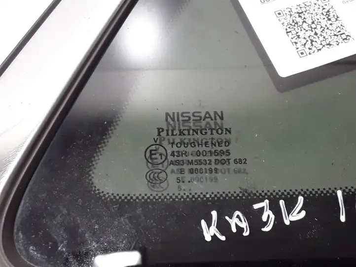 Nissan Qashqai (2013 - 2017) 833124EA1A Заднее боковое стекло — фото 3