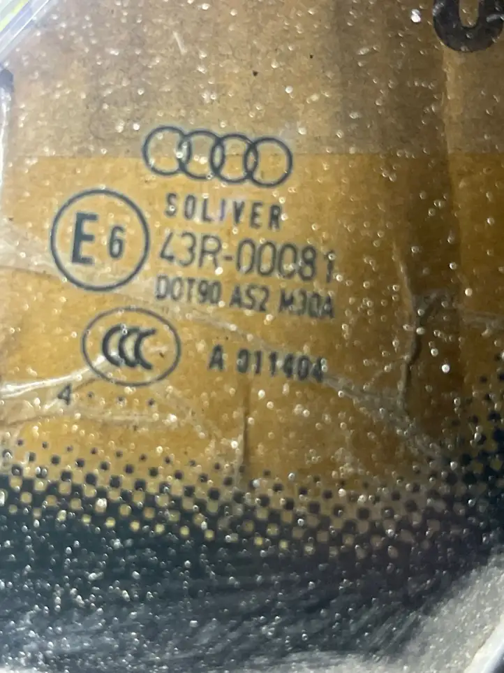 Audi A6 S6 C6 4F (2004 - 2008) Заднее боковое стекло — фото 2