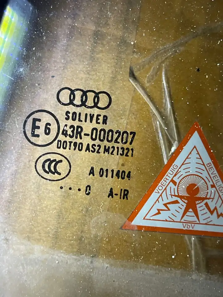 Audi A8 S8 D4 4H (2010 - 2014) Стекло передней двери — фото 2
