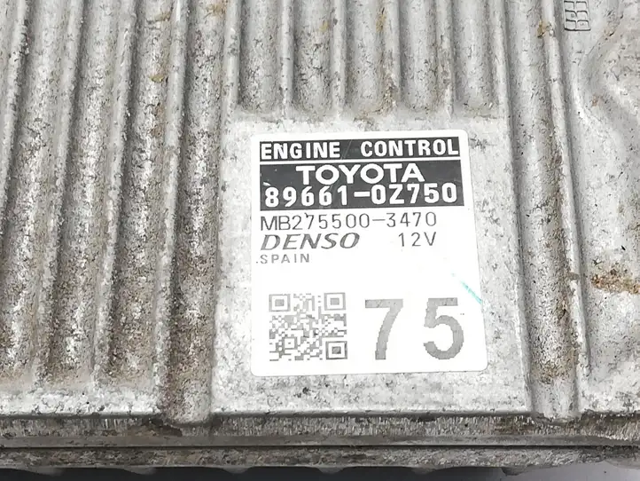 Toyota Auris E180 (2012 - 2018) 896610Z750 Блок управления двигателем (ЭБУ) — фото 4