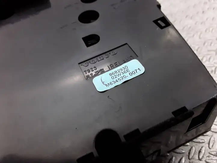 Volvo S60 (2000 - 2004)  8682930 Блок управления кондиционера воздуха / климата/ печки (в салоне)