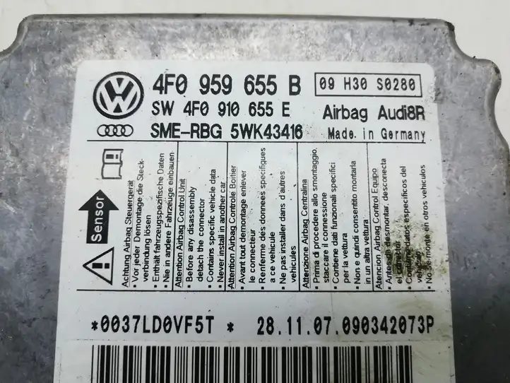 Audi A6 (2004 - 2008)  4F0959655B Блок управления надувных подушек