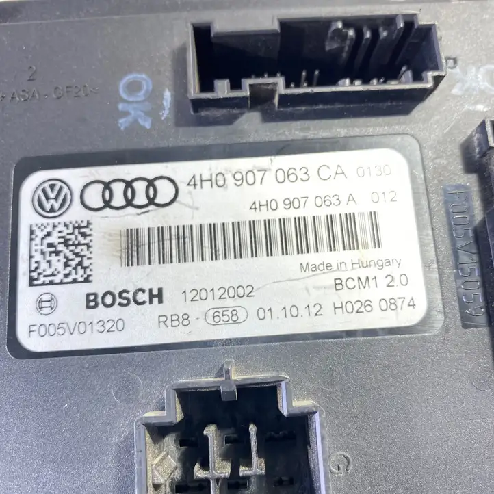 Audi A6 C7 (2011 - 2014) 4H0907063CA Модуль комфорта — фото 6