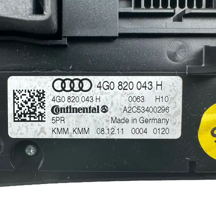 Audi A6 C7 (2011 - 2014) 4G0820043H Блок управления климат-контролем — фото 5