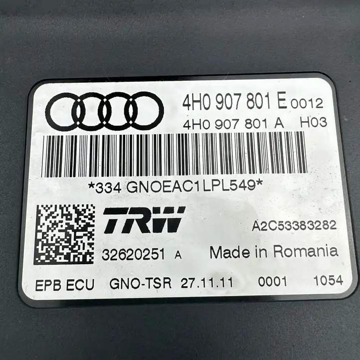 Audi A6 C7 (2011 - 2014) 4H0907801E Блок управления стояночным тормозом — фото 6