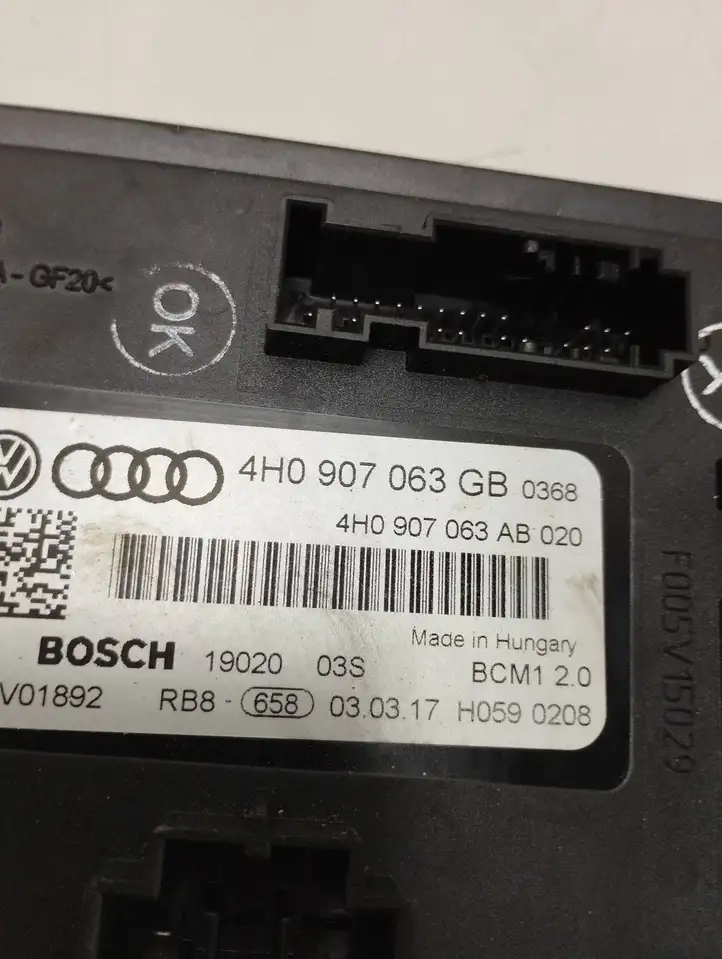 Audi A8 S8 D4 4H (2013 - 2017) 4H0907063GB Модуль комфорта — фото 2