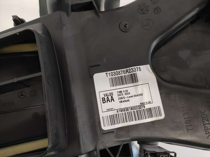 Mercedes-Benz GLE AMG W166/C292 (2015 - 2019)  A166830160023378 Воздуховоды