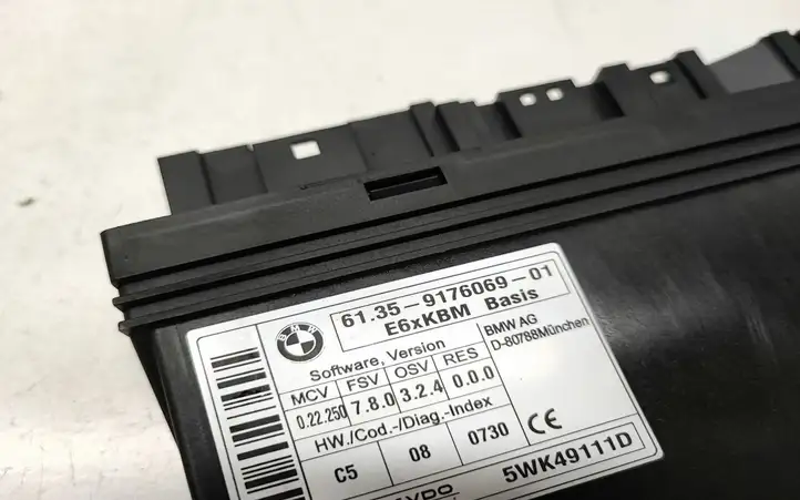 BMW 5 E60 E61 (2004 - 2010) 9176069 Модуль комфорта — фото 2