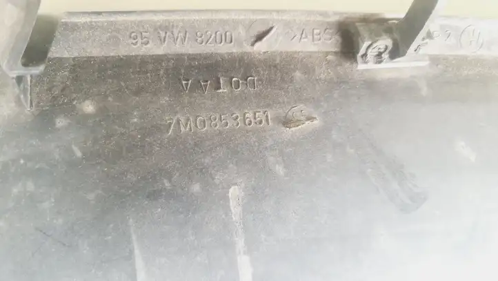 Volkswagen Sharan (2000 - 2003) 7M0853651CS Верхняя решетка радиатора — фото 2