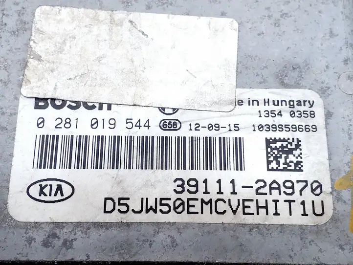 Kia Ceed (2010 - 2012) 391112A970 Блок управления двигателем (ЭБУ) — фото 2